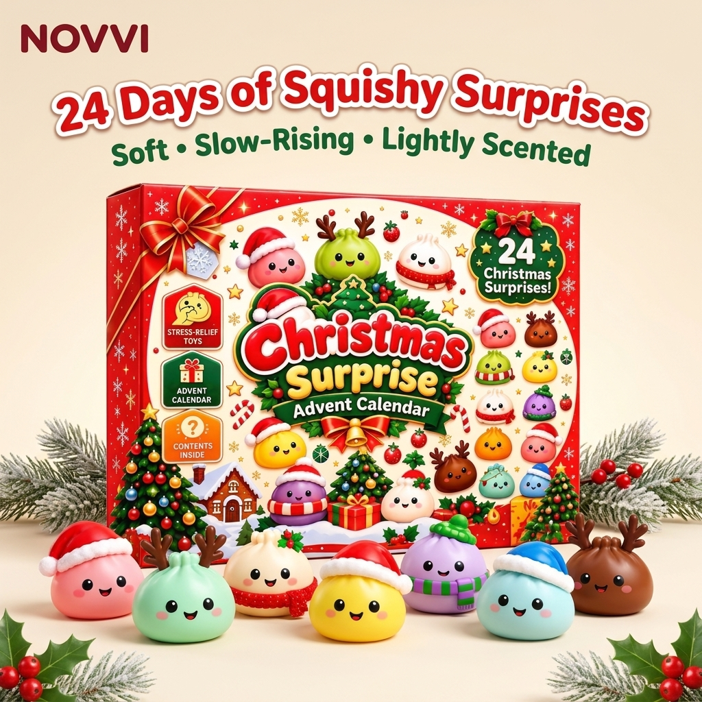 Novvi™ Christmas Squishy Advent Calendar 2026