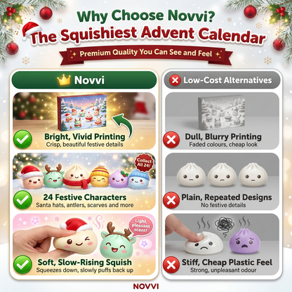 Novvi™ Christmas Squishy Advent Calendar 2026