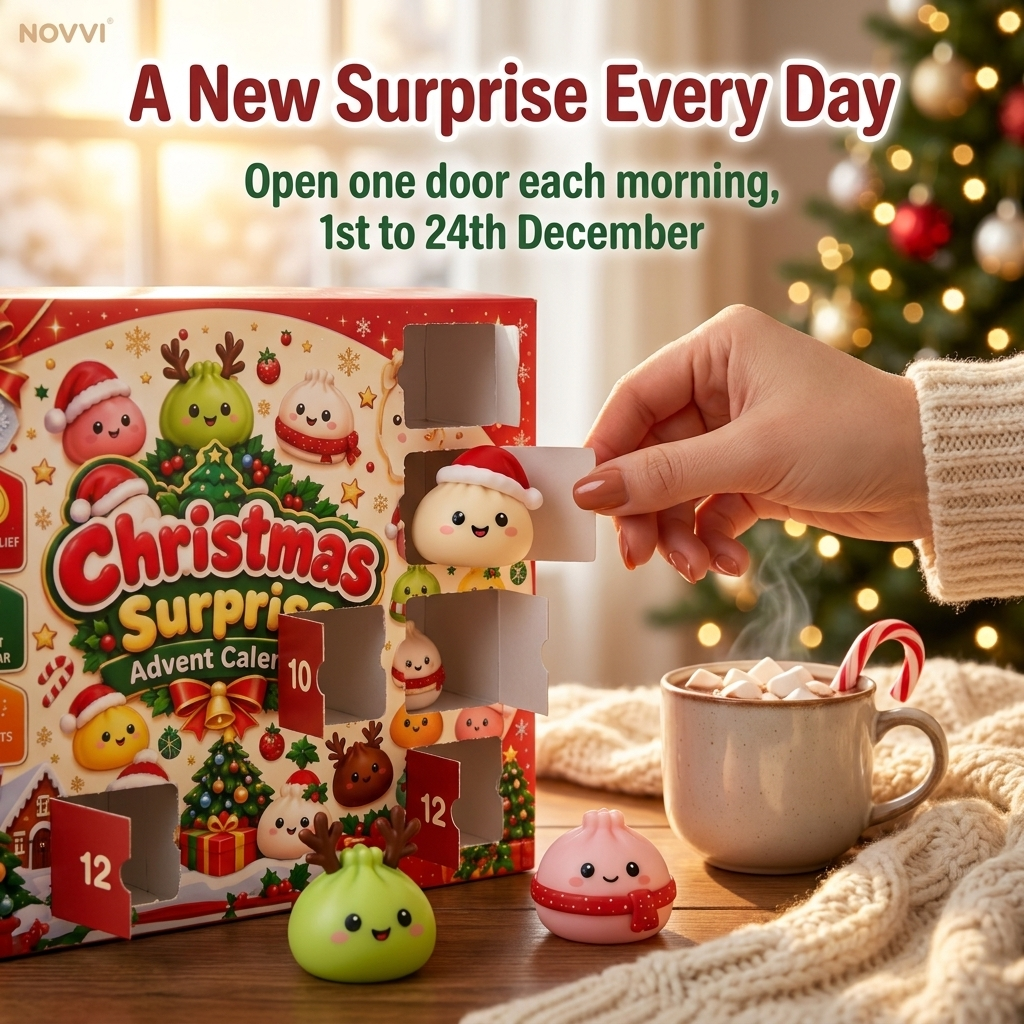 Novvi™ Christmas Squishy Advent Calendar 2026